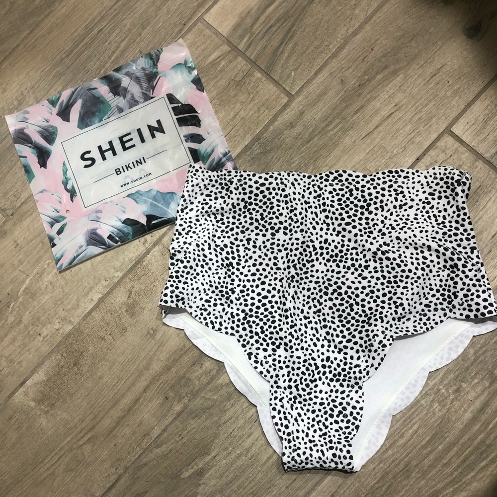 SHEIN High-Rise Bikini Bottoms